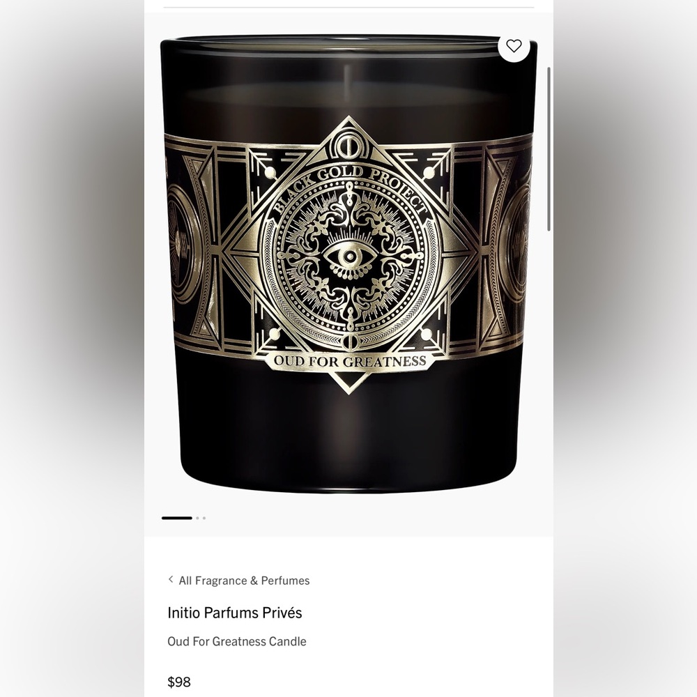 Initio Oud for Greatness Bougie Parfumee Scented Candle - Picture 3 of 6
